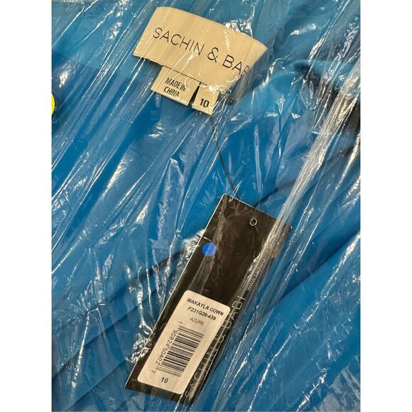 NWT Sachin & Babi Makayla One-Shoulder Gown Size 10 $995 - Picture 12 of 12